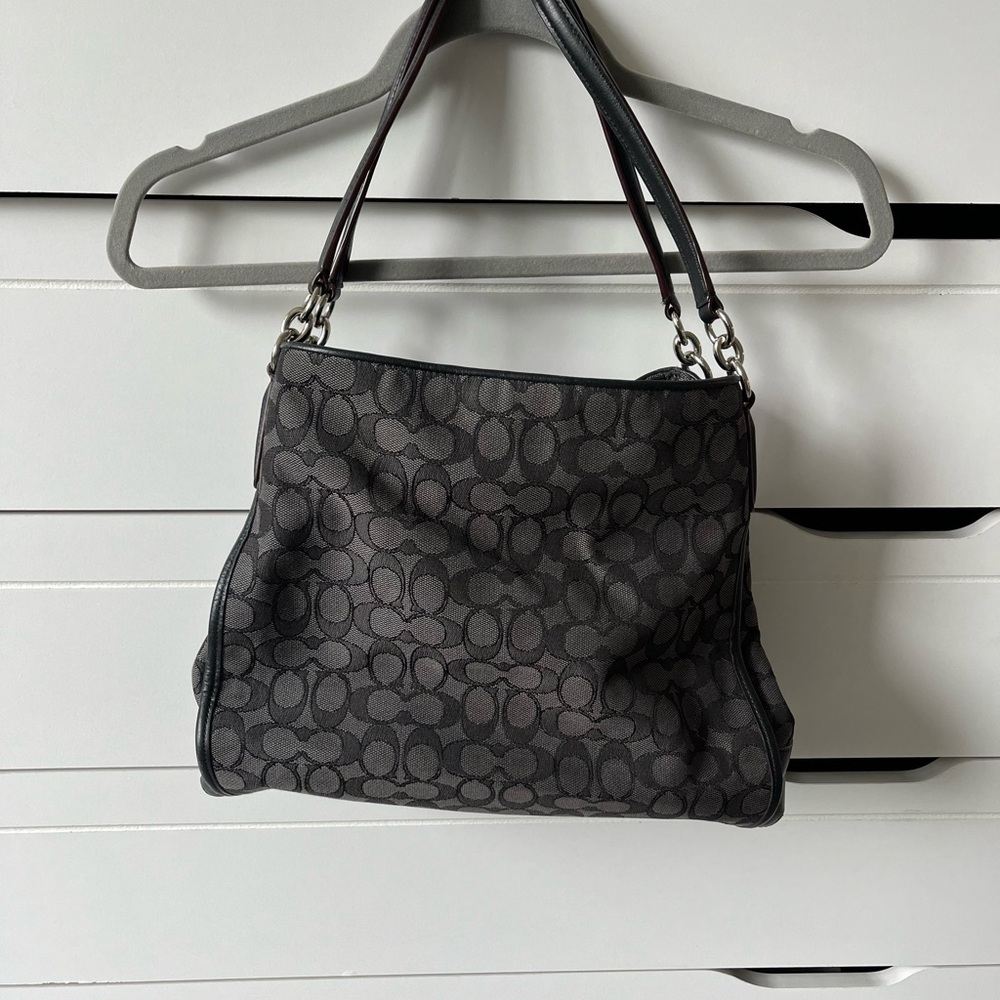 Coach Signature Jacquard Phoebe Shoulder Bag & Wristlet